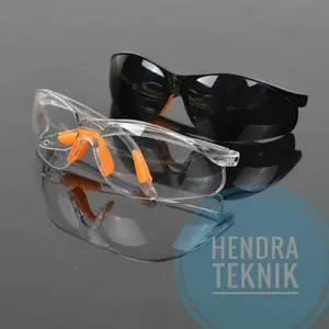 KACAMATA SAVETY LAS / BENING / SMOKE MOTOR KACAMATA PENGAMAN SPORTY MURAH DIN 10 HITAM / CLEAR / ABU Karet
