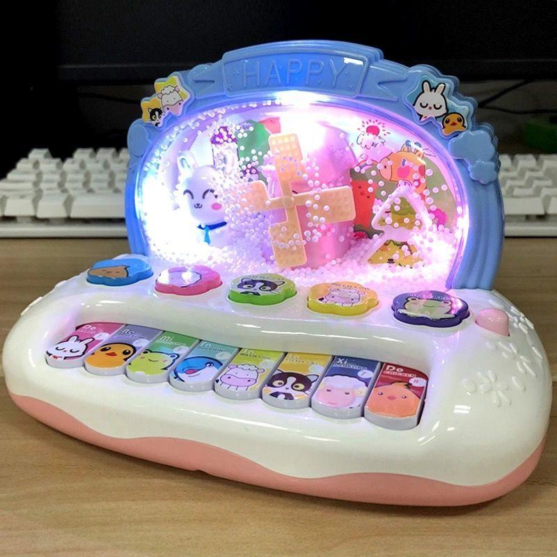 Đàn Piano Âm Nhạc Cho Trẻ Em, Bộ Ghép Hình Giáo Dục Sớm Cho Trẻ Sơ Sinh 0-1-3 Tuổi, Bàn Phím Điện Tử Cho Bé Đồ Chơi 6-12 Tháng 10, Thích Hợp Cho Bé Trai Và Bé Gái, 2-4 Tuổi 2