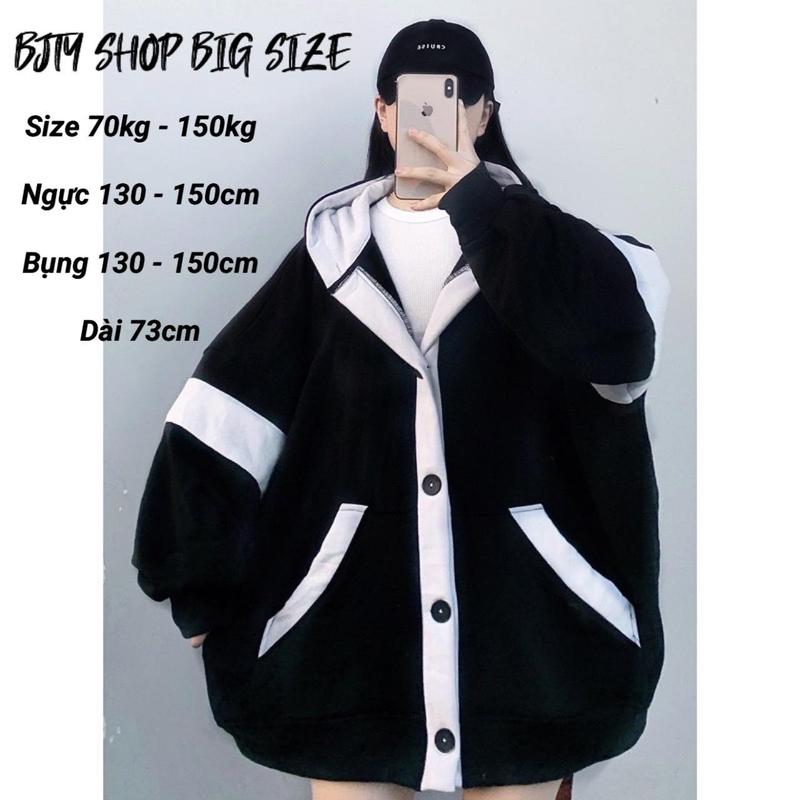 I BIG SIZE I ÁO KHOÁC NỈ CÓ NÓN NAM NỮ CÀI NÚT SIZE 50KG ĐẾN 135KG - BJTY SHOP BIG SIZE aokhoac xám việt nam khoá kéo áo phao da chỉ giặt tay đen tay be hoodie nâu đỏ ★ đen zipper zipper hồng ab house dày có thể giặt máy áo hoodie vàng đen (lông) whenever