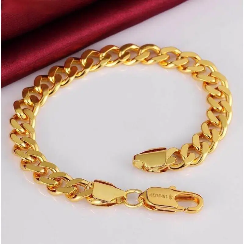 2set 2in1 Fashion Big Chain Korean Cool Bracelet Necklace Jewelry for men Bracelet and Necklace Set