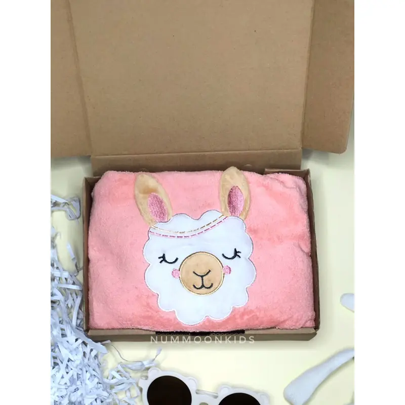 Handuk Bayi Karakter 3D Premium 50 cm x 100 cm Bahan Microfiber Baju Baby Gracia 3