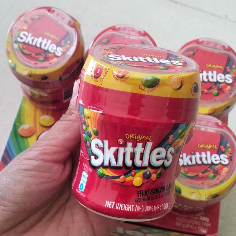 3 hũ kẹo trái cây Skittles <hũ 100g> 3