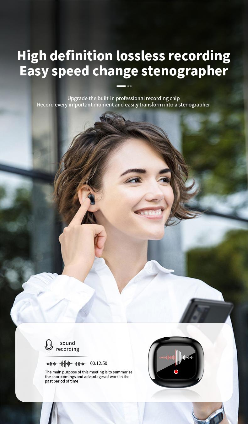 Product Introduction of For JBL S11 MP3 Player with wireless headphones,Full In Touch Screen Earphone Noise Cancelling InEar ENC Mic Earbuds 12