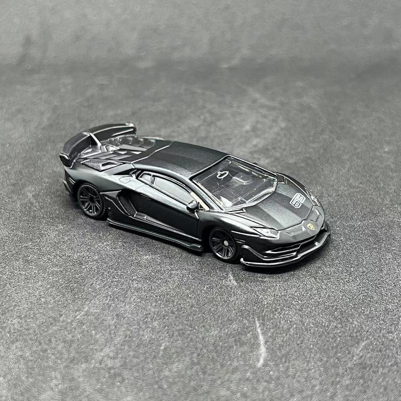 Product Introduction of Bộ sưu tập đồ chơi ô tô mô phỏng, Lamborghini SVJ Black Warrior, Tỷ lệ 1: 64 được ủy quyền chính thức, Được làm bằng hợp kim, Thích hợp cho bé trai, Ý tưởng quà tặng tuyệt vời 8