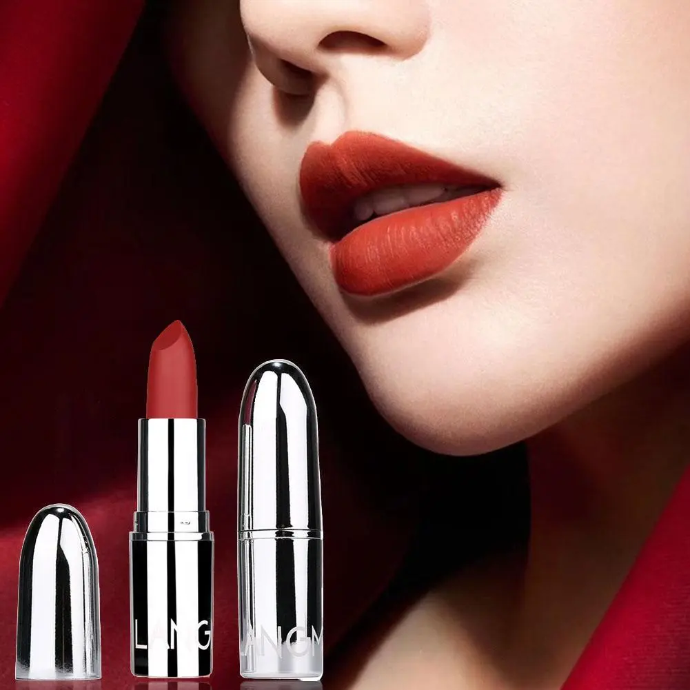 8 Colors Matte Lipstick Waterproof Long Lasting Velvet Sexy Non Sticky Cup Moisturizing Red Lipstick Women Lips Makeup Cosmetic