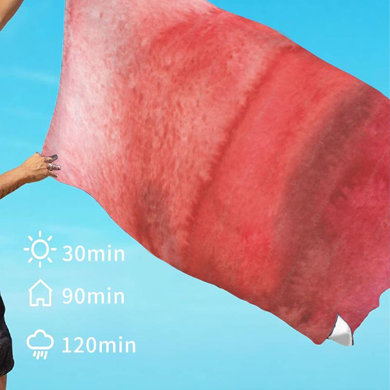 Watermelon Pattern Beach Towel, Soft Quick Drying Towel, Lightweight & Durable Beach Towel for Travel, Camping, Swimming, Beach Party, Yoga 3
