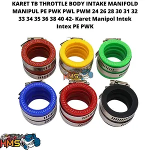 KARET TB THROTTLE BODY INTAKE MANIFOLD MANIPUL PE PWK PWL PWM TM 24 26 28 30 31 32 33 34 35 36 38 40 42- Karet Manipol Intek Intex PE PWK