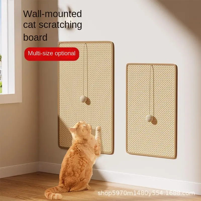 Cat Supplies Sisal Mat Pet Cat Scratch Board Protective Sofa Anti-Scratching Wear-Resistant Grinding Claw No Dandruff Cat Scratching Board