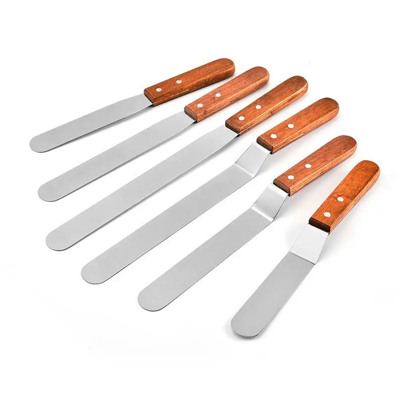 Cake Decorating Tools Baking Accessories for Pastry Bakeware Spatula Bakery Utensil Stuff Shapes Scraper Hardware Kitchen Stainless Steel