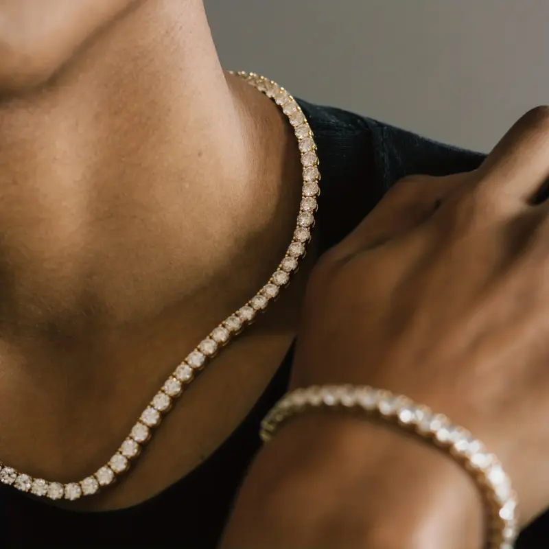 5MM Tennis Necklace - Elegant, Modern, Comfortable Jewelry for Everyday Wear 2