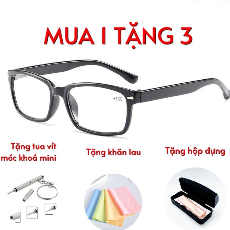 Product Introduction of Kính lão thị, viễn thị, Kính đọc sách, nam nữ thời trang tặng khăn tặng hộp đựng 44