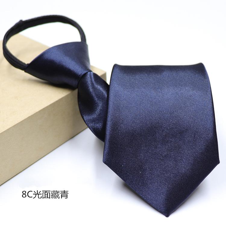 Product Introduction of Men's Casual Zipper Tie New Professional Formal Suit Convenient Lazy Tie 5