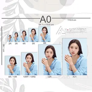 Cetak Foto Ukuran 2R,  3R, 4R, 5R, 6R, 8R, 10R