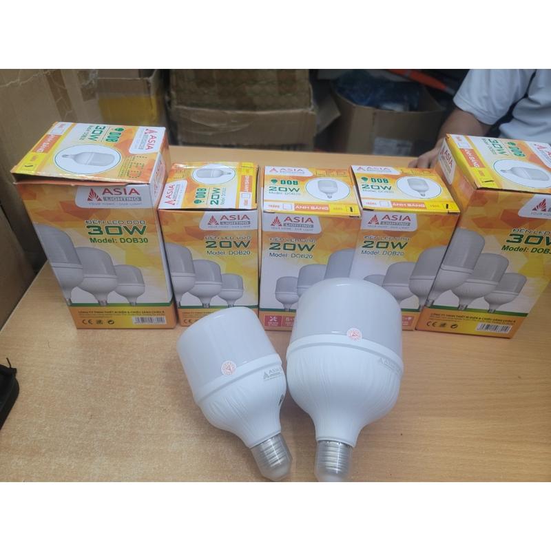  Bóng đèn Led Búp trụ Asia DOB công suất lớn 15-60W sử dụng đui E27 bảo hành 1 năm 
