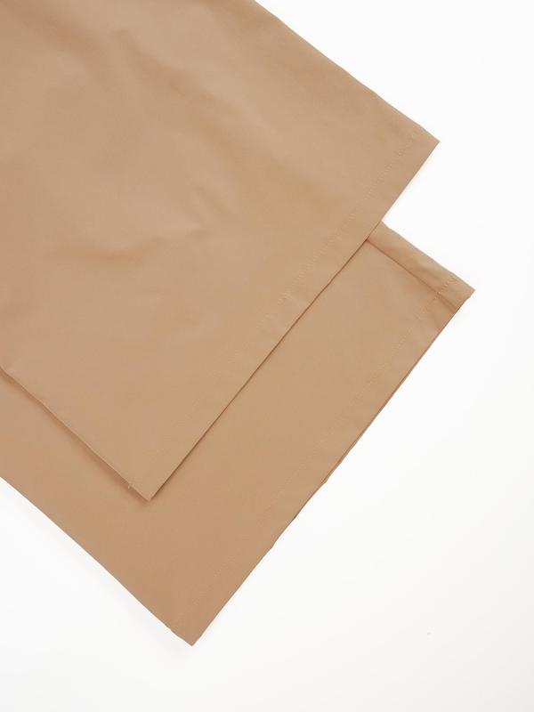 Women's Solid Color Wide Leg Pants without Belt, Casual Comfy Trousers for Daily Wear, Ladies Bottoms for All Seasons 4