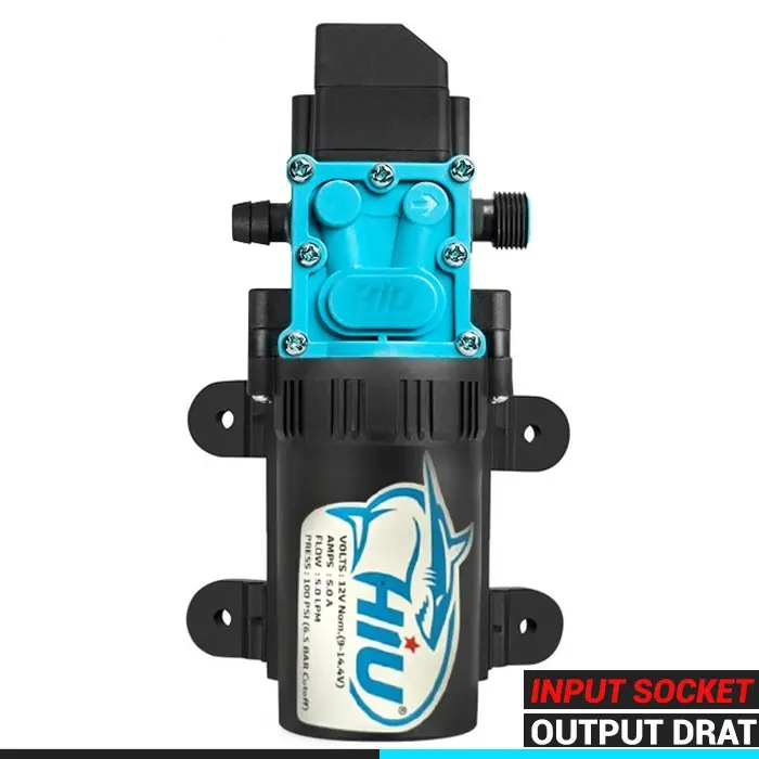 POMPA DC 12v HIU 5 LPM 6.5 BAR - Single Pump 100 PSI 4