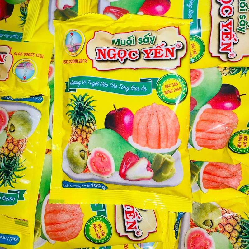 15 Gói Muối Sấy Ngọc Yến Chấm Trái Cây Đặc Sản Đồng Tháp 100g