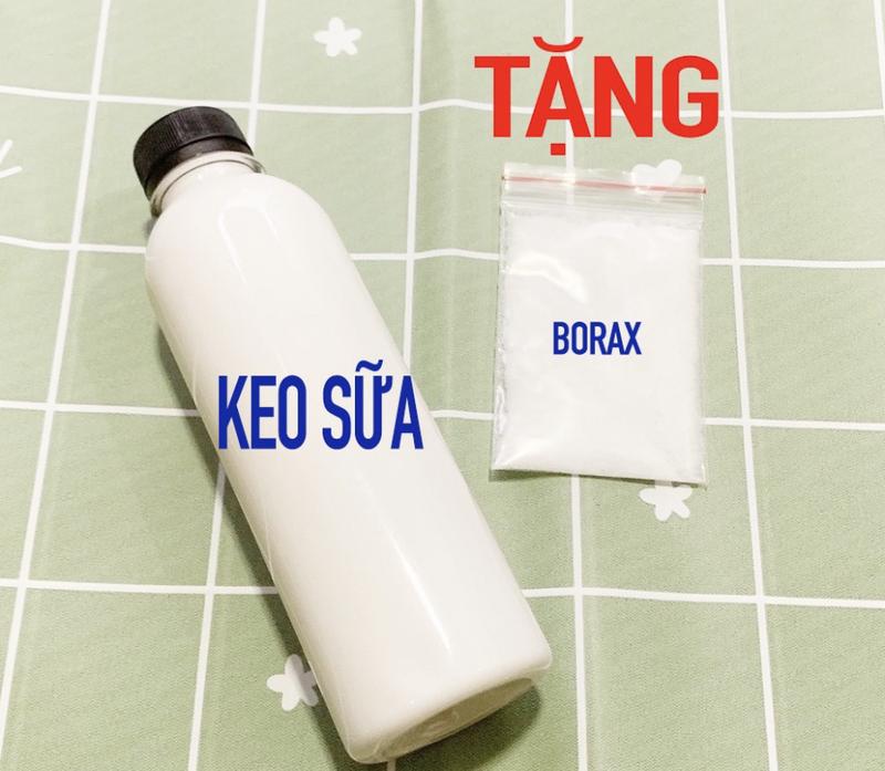 Chai Keo Sữa ATM 350ml Đóng Chai - Tặng 20gram borax - Nguyên Liệu Làm Slime