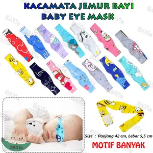 BAYIe -  Kacamata Jemur Bayi / Penutup Pelindung Mata Bayi / Baby Eye Mask Motif Random Boy dan Girl