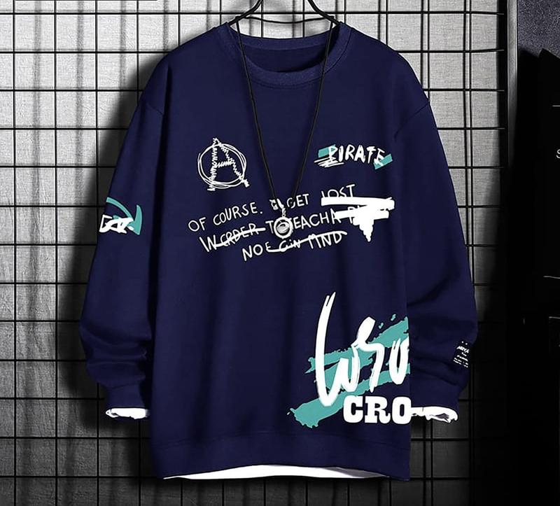 Product Introduction of Baju Sweater Pirate Motif Sablon 9