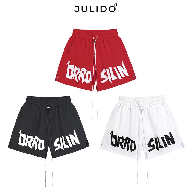 Combo 2 Quần short dù hai lớp chất liệu gió cao cấp form trên gối JULIDO dây dài Menswear