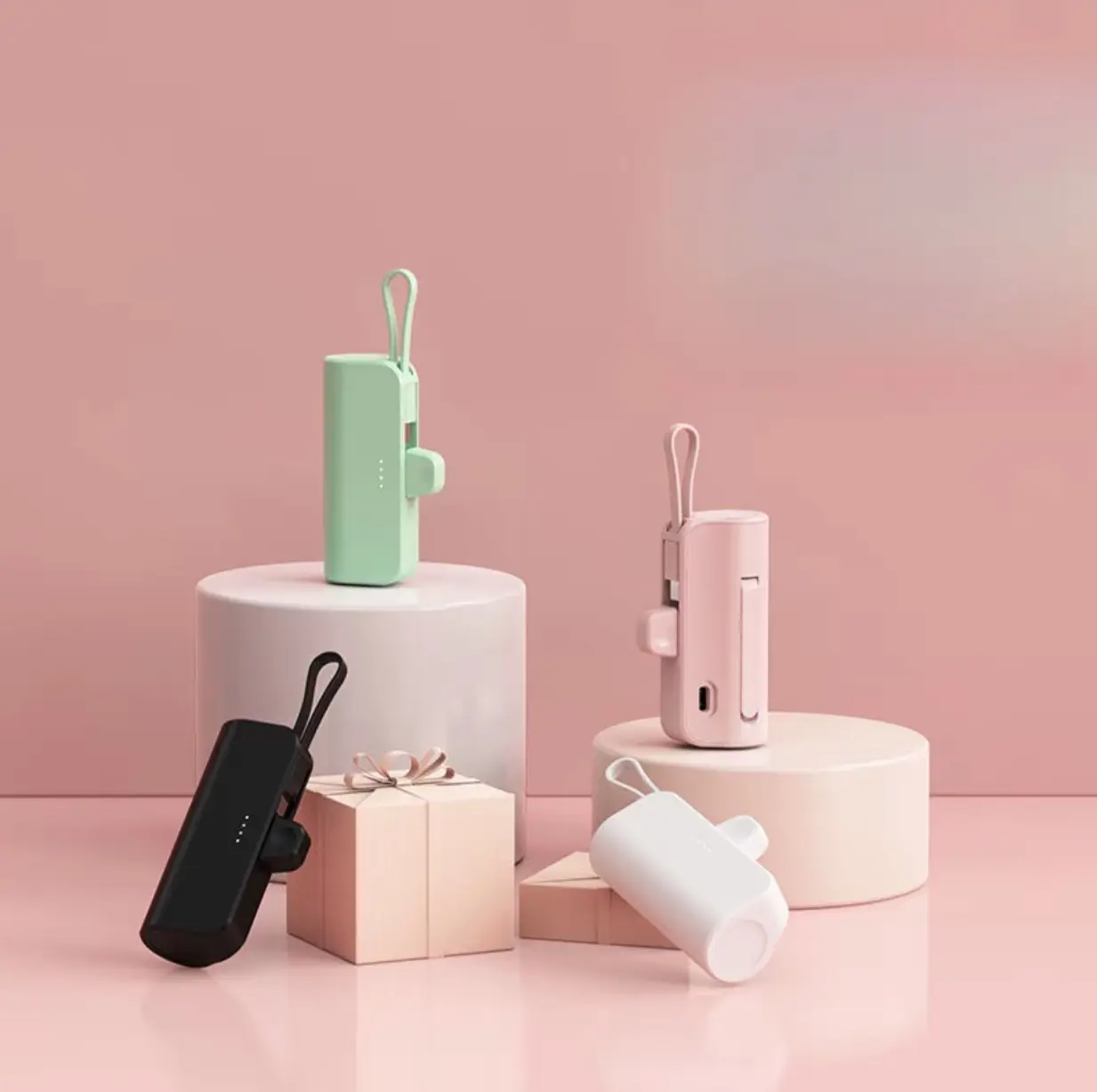 Pin sạc dự phòng mini nhỏ gọn hai đầu | Hỗ trợ sạc nhanh | Tích hợp giá đỡ gập tiện lợi | Tương thích Apple & Type-C | Phù hợp sạc nhiều thiết bị | Mang lên máy bay dễ dàng, phụ kiện du lịch không thể thiếu! Đèn sạc  dự sạc  dự