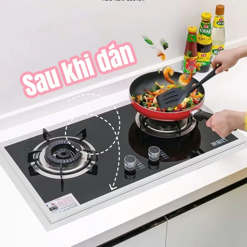 Cuộn băng keo nhôm bạc 5cmx5m dán viền bếp chống thấm nước chống dầu tiện dụng 5