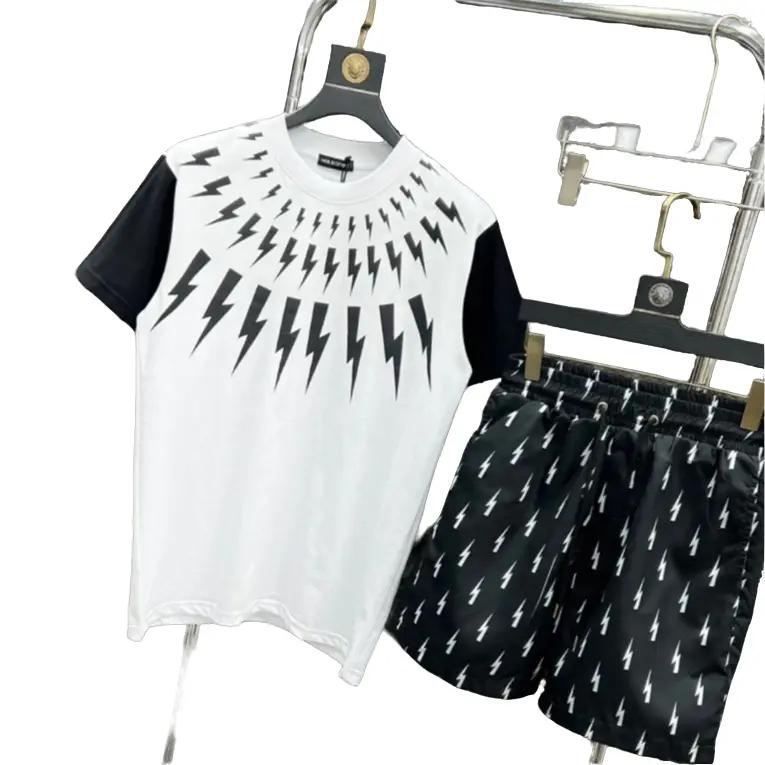 Bộ Nam Hè - Đồ Bộ Nam Ngắn Tay In Hình Tia set phối Chất Vải Thun Thể Thao Cotton Cao Cấp Co Dãn 4 Chiều MÃ TiasET Sport Chạy Bộ Tập Thể Dục Tập Gym Top xxl đenbbwy