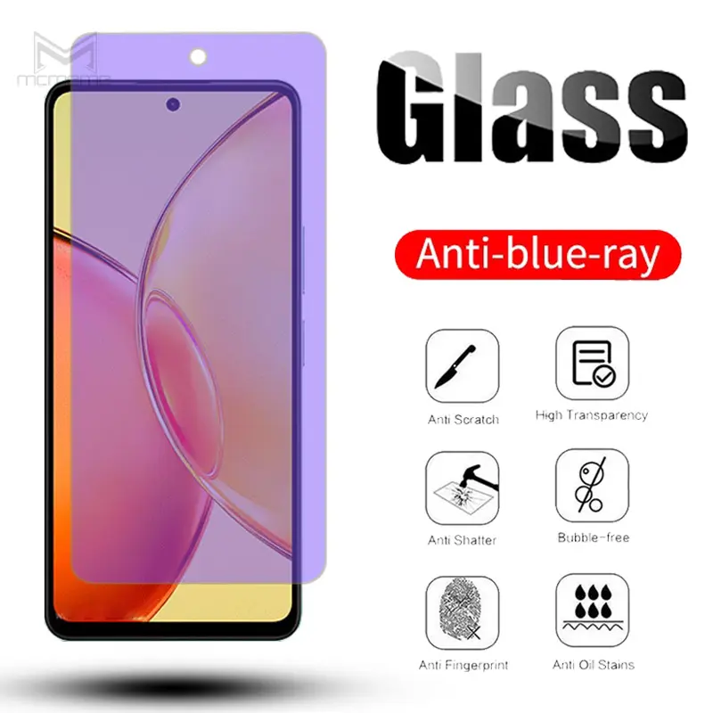 VIVO V40 Lite V29e V27e V25e V25 5G Anti Blue Light Ray Screen Protector Protective Tempered Glass Film