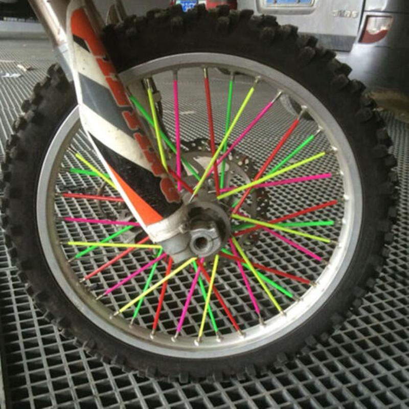 Product Introduction of Motorcycle Spoke Protector, Universal Colorful Motorcycle Wheel Spoke Protector, Motorcycle Accessories for Motorcycle Decoration 7