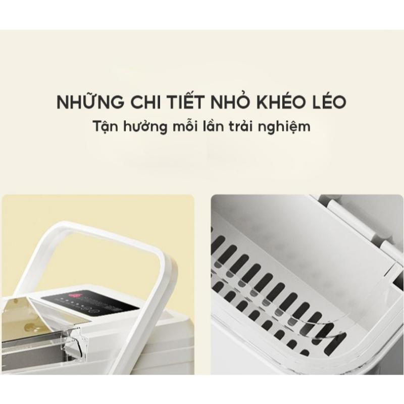 Product Introduction of [Giao hàng miễn phí] Máy làm đá mini nhanh 6 phút chất lượng cao, tủ lạnh mini gia đình 8