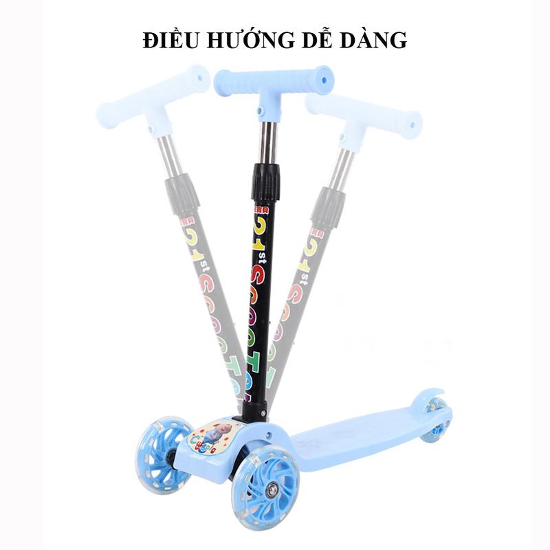 Product Introduction of Xe trượt Scooter phát sáng cho bé từ 3 - 8 tuổi tải trọng 40kg có 3 bánh X04 (có loại bánh không phát sáng) Đồ Chơi 6