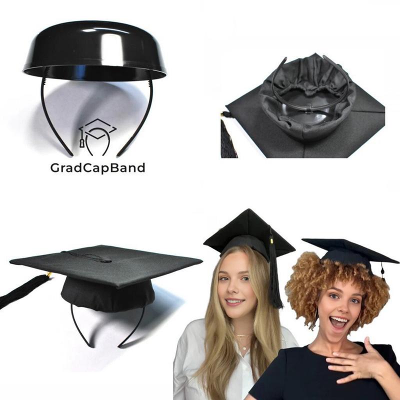 OVE_ Graduation Hat Headband Cap Headband for Short Hair Graduation ...