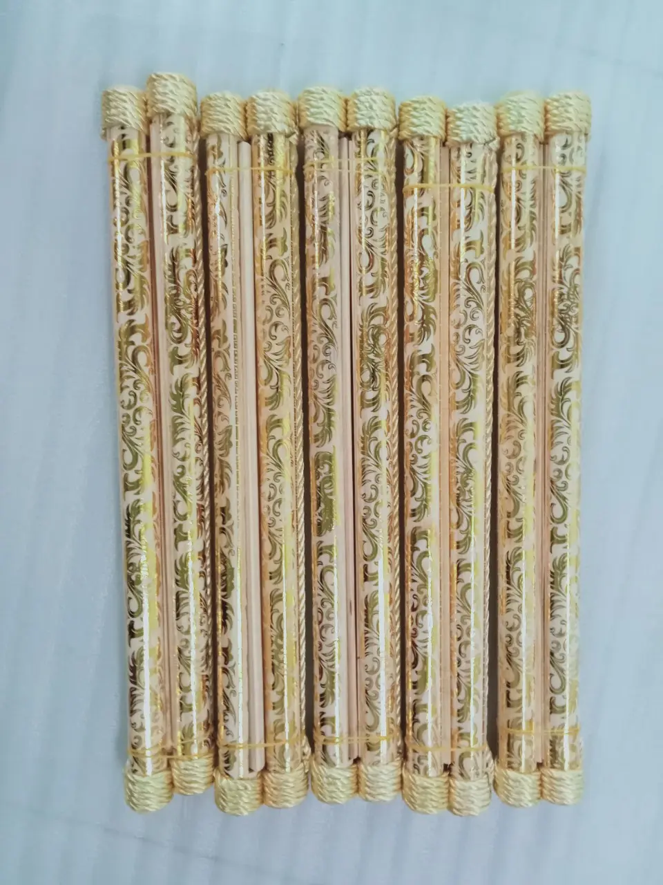 Ống sáo gỗ treo tranh, nẹp hai đầu treo ảnh, trang trí Tết nhiều kích thước - Treo Tường, Decor