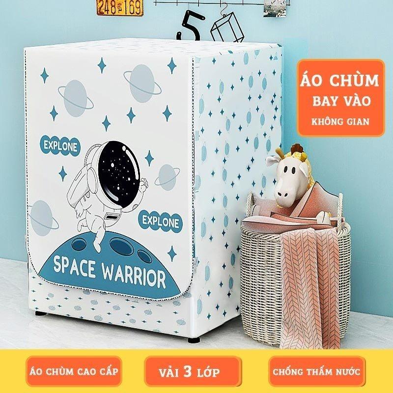 Áo trùm máy giặt lồng ngang cửa trước,vỏ bọc máy giặt lồng ngang chống thấm nước 1