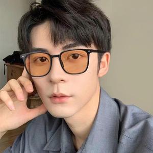 Fashion Square Colored Lense Sun Glasses Korean Sunglasses Unisex Eyewear Aesthetic Shade Men Women