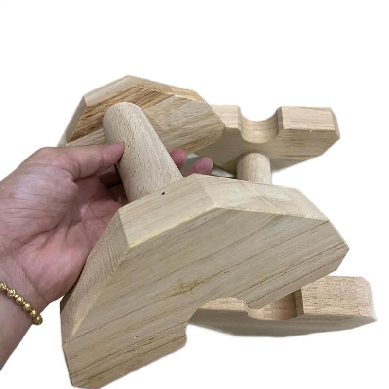  ￼ SIÊU GỌN  PARALLETTES GỖ - DỤNG CỤ HÍT ĐẤT CHỐNG ĐẨY BẰNG GỖ THÔNG 