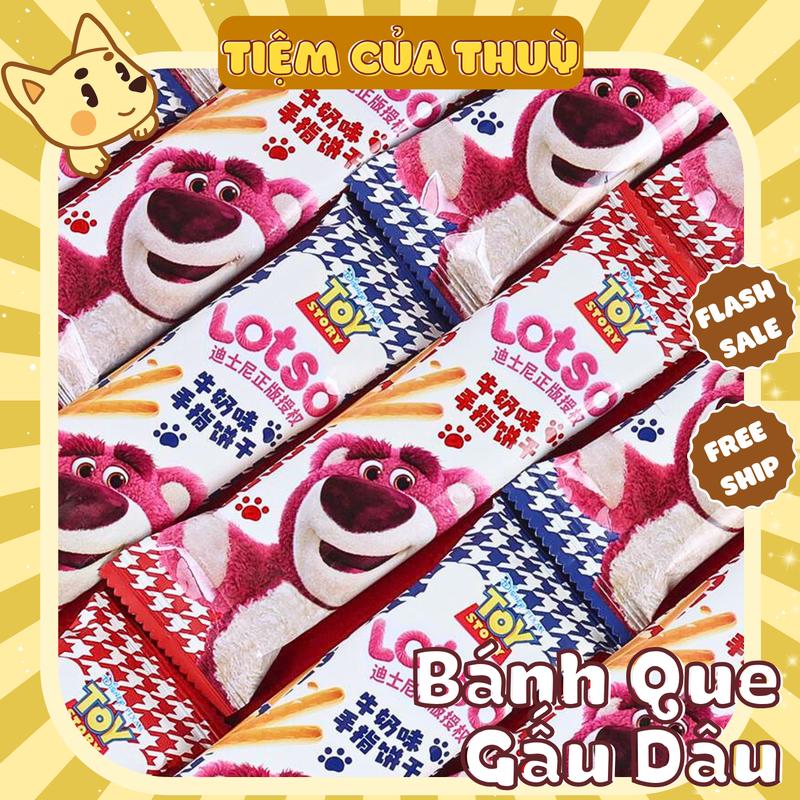  Bánh Quy Que Gấu Dâu Losto Bánh Quy Gấu Losto Bánh Quy Ngón Tay Bánh Quy Đũa  Quy Que  