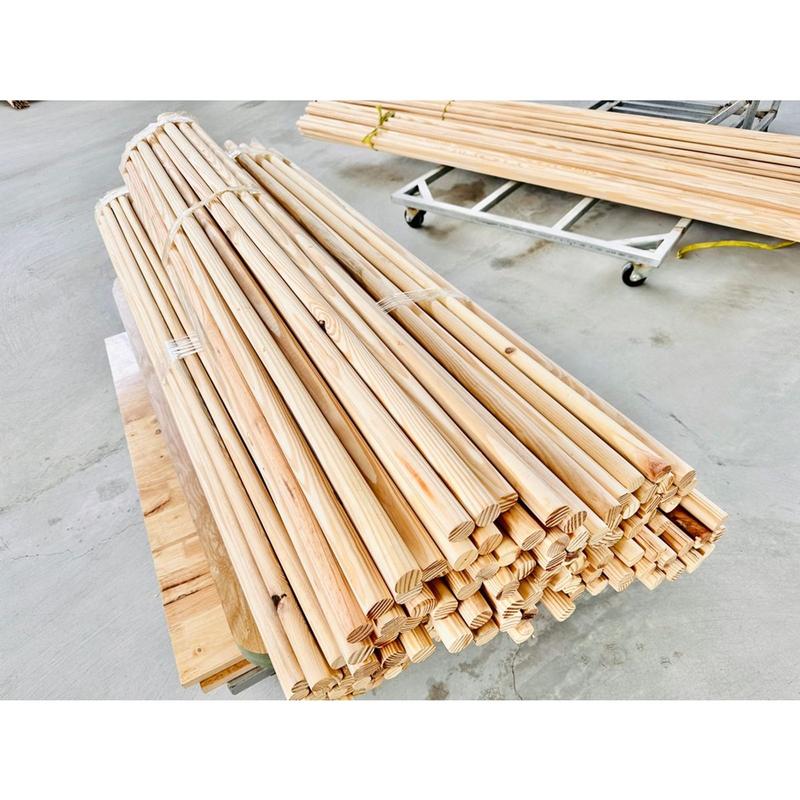 Thanh Gỗ Thông Phi Tròn 28mm, Dài 1m, 1m2, 1m5, Trang Trí, DIY Handmade, Làm Giá Kệ, Mặt Bàn [MS305] 1