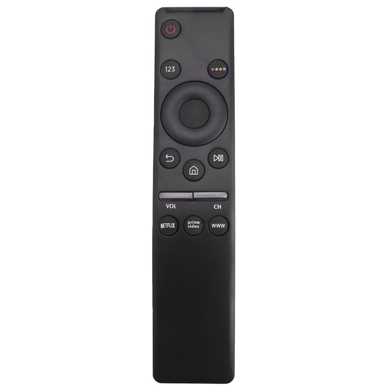 Điều khiển từ xa đa năng, dành cho TV Samsung, Tương thích với các mẫu LED, QLED, UHD, HDR, Khung LCD, HDTV, 4K và 8K, TV thông minh 3D, Có các nút cho Netflix và WWW.
