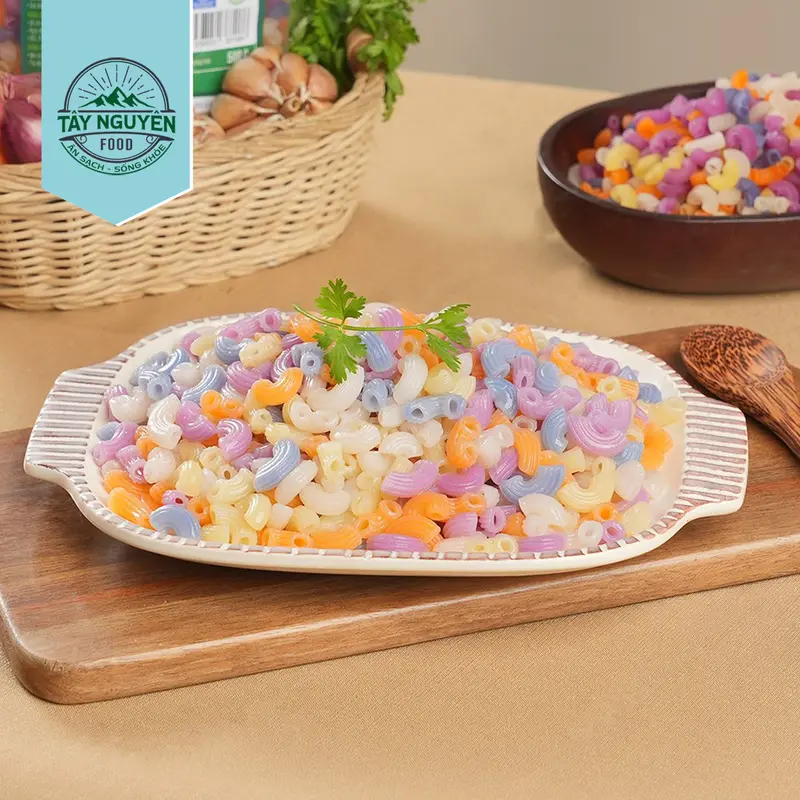 Nui ống rau củ healthy Tây Nguyên Food - Việt Nam 500g/1kg 6