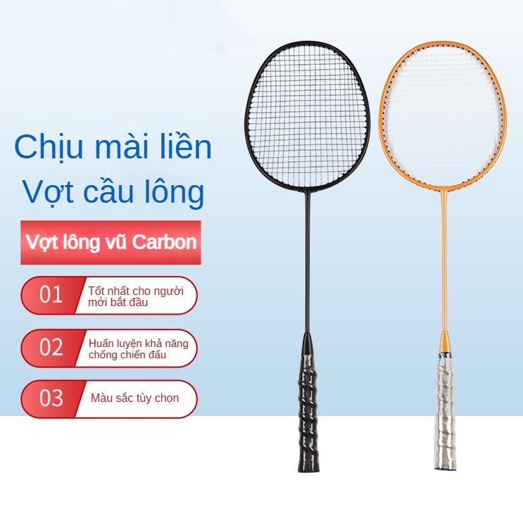 Vợt cầu lông, Trọng lượng nhẹ (10kg), Đơn, 3U, Chất liệu carbon, Thích hợp cho người mới bắt đầu, Vợt cầu lông, 10kg, Sẵn sàng mang theo 0
