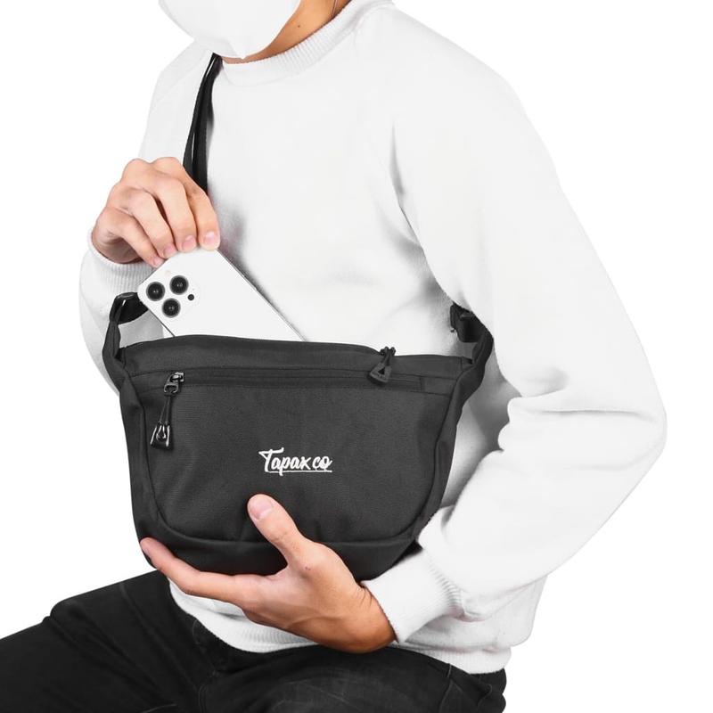 [Beli Lokal] TAPAXCO Tas selempang Pria Logan Slingbag Casual Local Original 3
