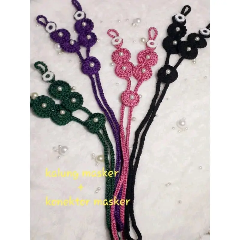 Konektor masker 2in1 Rajut handmade
