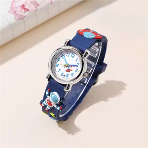 Jam Tangan Kuarsa Anak-Anak Jam Tangan Silikon Pesawat Ulang Alik Kreatif Fashion Yang Lucu