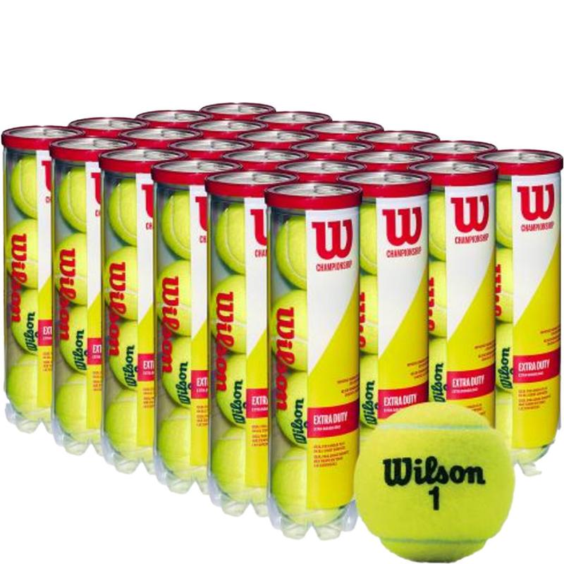 Banh tennis Wilson Championship đỏ hộp 4 trái - Banh wilson Đỏ Chính Hãng, Giá Tốt Nhất