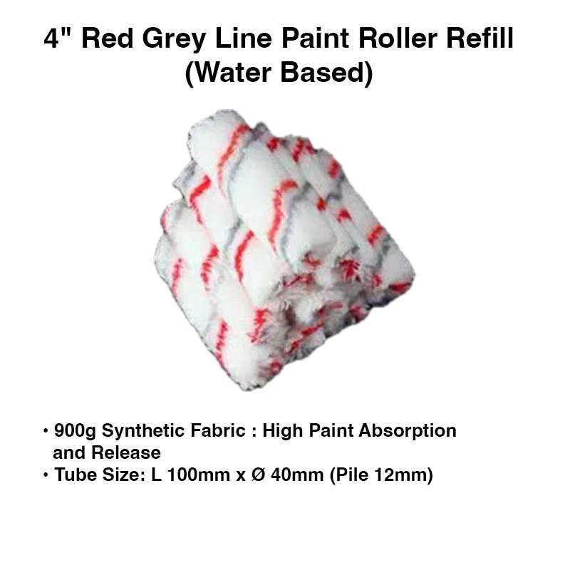 2" and 4" Paint Roller Refill & Roller Handle Solvent Based and Water Based 6