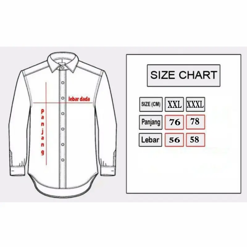 kemeja flanel pria jumbo lengan panjang motif kotak kotak kualitas premium oversize 2XL DAN 3XL 1