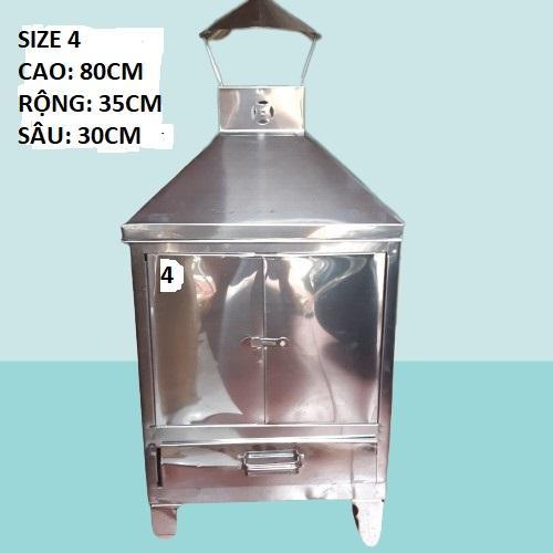 Thùng hóa vàng mã, lò hóa vàng mã size 4 kích thước 38x32x70cm MITUHOME 0