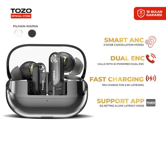 Tozo Aerosound3 Aerosound 3 ANC TWS Hybrid Noise Cancelling True Wireless Stereo
